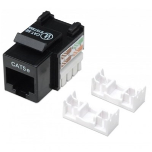 MACH POWER KEYSTONE JACK RJ45 CAT.5E NERO (AR-KU5I)