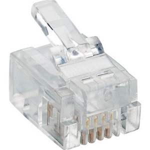 MACH POWER CONNETTORE PLUG TELEFONICO RJ11 6P4C (CONF. 50PZ) (CV-LAN-054)