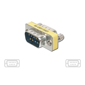 DIGITUS ADATTATORE MINI SERIALE 9 PIN M-M (00422)