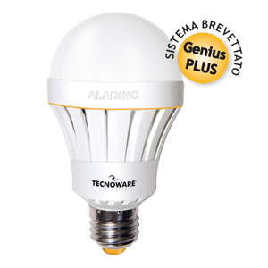 TECNOWARE LAMPADA ALADINO LED LAMP E27 10W NATURAL 4000K (FLED17321)