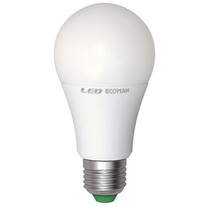 ECOMAN LAMPADA LED GOCCIA E27 12W CALDA 3000K (0221C)