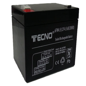 TECNO BATTERIA PER UPS AL PIOMBO 12V 4.5A