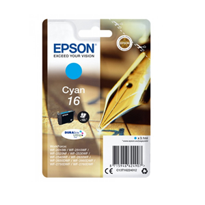 EPSON CARTUCCIA ORIGINALE 16 (C13T16224012) CIANO