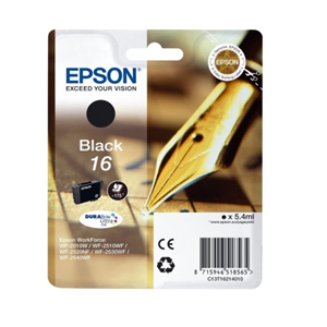 EPSON CARTUCCIA ORIGINALE 16 (C13T16214012) NERA