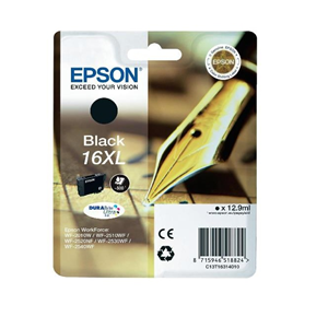 EPSON CARTUCCIA ORIGINALE 16XL (C13T16314012) NERA