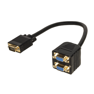 LINK CAVO SPLITTER VGA 1 CON MASCHIO E 2 FEMMINA VGA (LKADAT06)