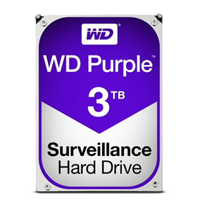 WESTERN DIGITAL HARD DISK PURPLE 3 TB SATA 3 3.5" (WD30PURZ)