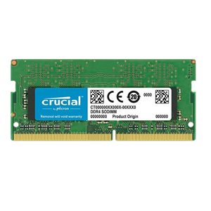 CRUCIAL MEMORIA SO-DDR4 4 GB PC2400 (1X4) (CT4G4SFS824A)