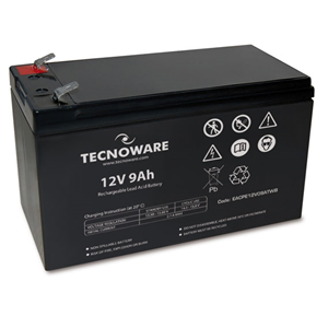 TECNOWARE BATTERIA RICARICABILE AL PIOMBO 12 V 9AH (EACPE12V09ATWB) BULK