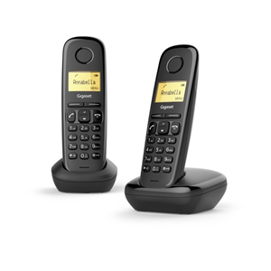 SIEMENS TELEFONO CORDLESS GIGASET A170 DUO NERO (L36852-H2802-K101)