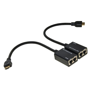 DIGITUS ESTENSORE HDMI - 2 CAVI ETHERNET CAT 6 - 30MT (LKEXT15)