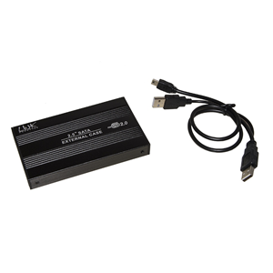 LINK BOX ESTERNO PER HD 2,5" SATA USB 2.0 (LKBOX252) NERO