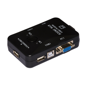 LINK SWITCH KVM 2 PC CON PORTE 2 VGA E 2 USB (LKKWM2)