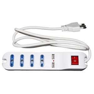 LINK MULTIPRESA 4 POSTI + USB (LKMP04USB)