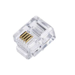 LINK CONNETTORE PLUG TELEFONICO RJ11 6P4C (CONF.100PZ) (LKPL64)