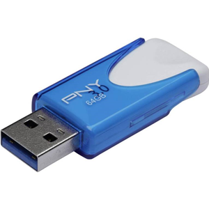 PNY PEN DRIVE ATTACHE' 4 64GB USB3.0 (FD64GATT430-EF) BLU