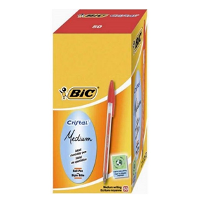 BIC PENNA A SFERA CRISTAL ROSSA (50 PEZZI)