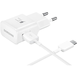 SAMSUNG CARICABATTERIE DA PARETE FAST CHARGE TYPE-C (15W) EP-TA20EWECGWW